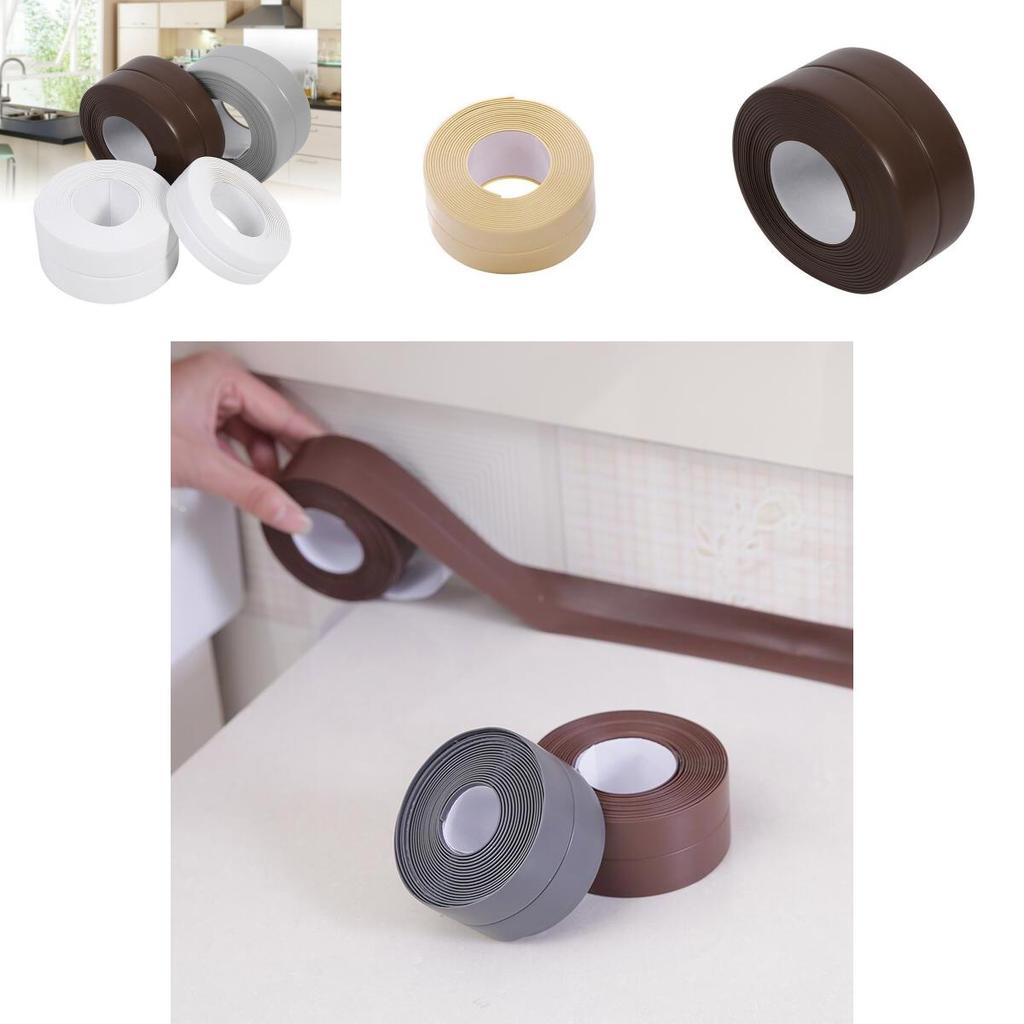 Elegant Multipurpose Waterproof Self-adhesive Kitchen Caulk Tape Sealing Strip