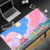 XXL Keyboard Table Mat Deskpads Pc Mausepad Xmm Rubber Mouse Pads Pink Cute Tree Mousepad Kawaii Rabbit Cartoon Laptop Rug