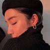2025 Fashion Gold Color Geometric U-Shape Hoop Earrings for Women Men Punk Hip-Hop Metal Round Earring Party Jewelry Wholesale