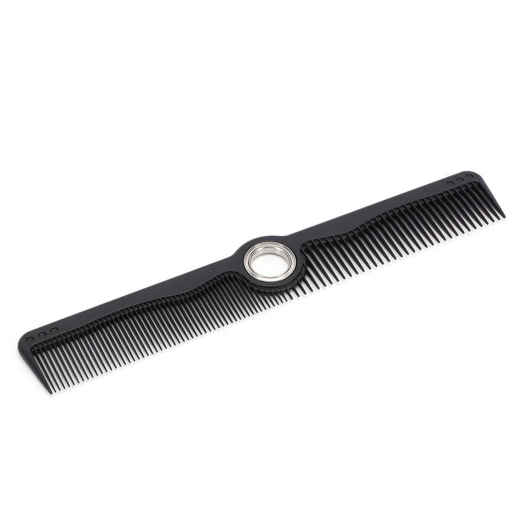 Schwarzer Friseurkamm mit zentral drehbarem Styling-Schneidekamm für Männer Frauen