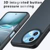 For vivo Y38 5G Case Skin-Touch TPU + PC Matte Phone Back Cover, Transparent Black
