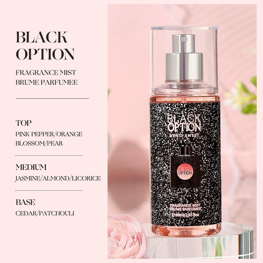 Стойкий женский парфюм с привлекательным цветочным и фруктовым ароматом портативный туалетный спрей подходит для бизнеса офиса или путешествий чёрный 840₽