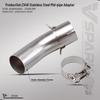 Kawasaki ZX4R/RR Titanium Alloy Exhaust Mid-Pipe for Direct Installation