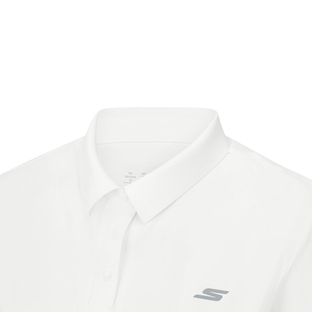 Skechers Breathable Comfortable Versatile Short Sleeve Polo Shirt Women tops P226W087-0019