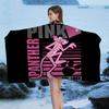 The P-Pink P-Panther Anime Beach Swimming Towel Soft Absorbent Washcloth Children's Gifts for Kids Travel Camping Gym