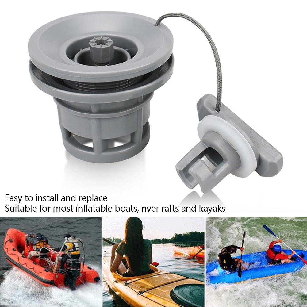 PVC Canoe Air Valve Boat Valve Replacement Boat Valve Air Gas Valve Replacement for Inflatable Boat Dinghy Kayak Canoe