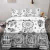 Moon Dreamcatcher Feather 3D Printed Bedding Cover Pillowcase Elegant Bohemian Style Duvet Cover For Teens Adults Quilt Cover