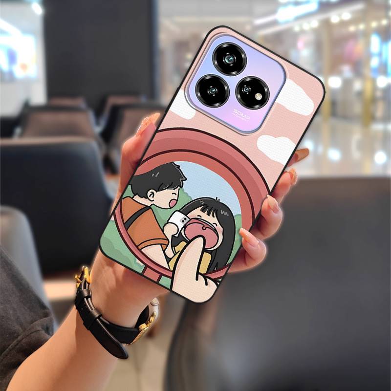 Couple Durable Phone Case For ZTE Blade V60 Design/Axon 60 Lite Waterproof Graffiti Protective Fashion Design TPU Cute