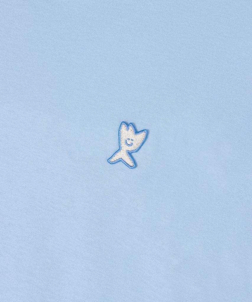 WACKY WILLY Signature Kiki Wappen Short Sleeve T-Shirt Blue