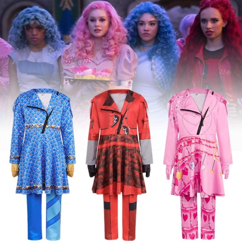 The 4 Descendants Inheritors A Princess Rebellion Characters Cosplay Set Costume