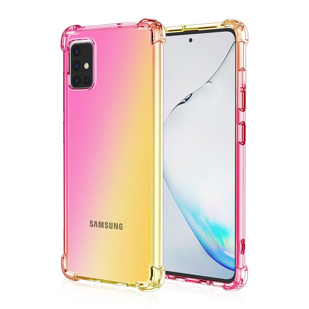 Samsung A17 Anti Fall Mobile Phone Case A71 Gradient A07 Mobile Phone Case A20 Suitable for A30 Protective Case A50 A21S