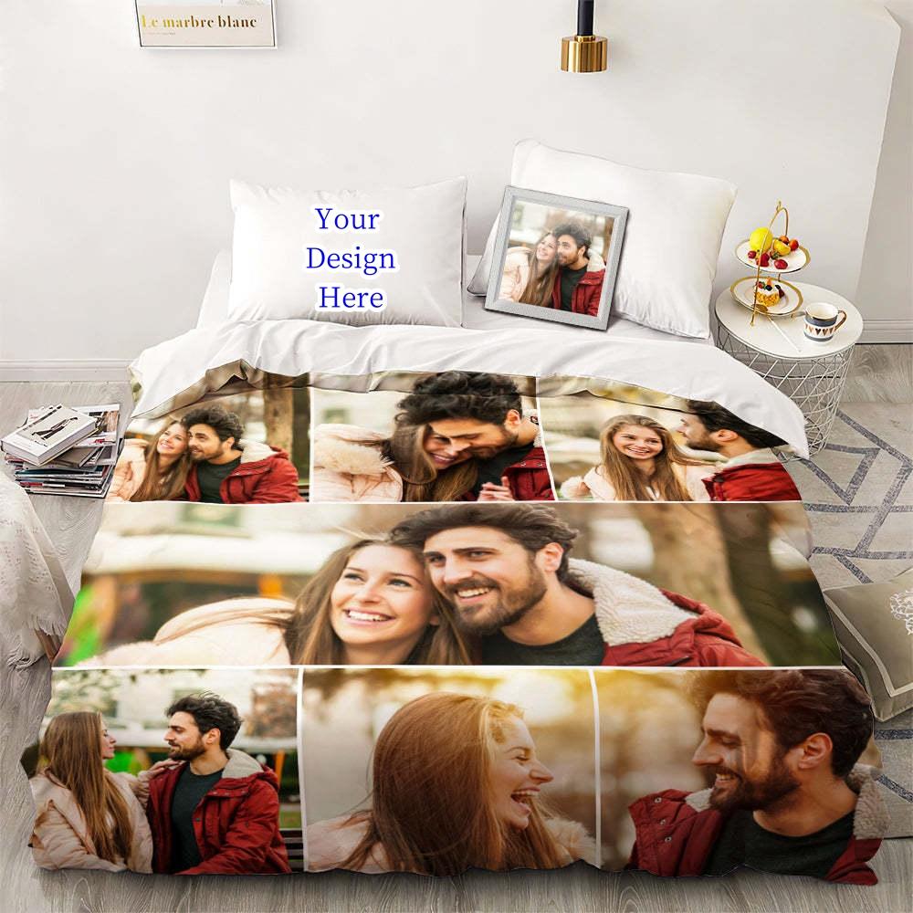 3D Vlastní Foto Ložní Set Zajímavý Kreativní Přizpůsobený Povlak na Peřinu s Povlaky na Polštáře Twin Full Queen King Size Dropshipping
