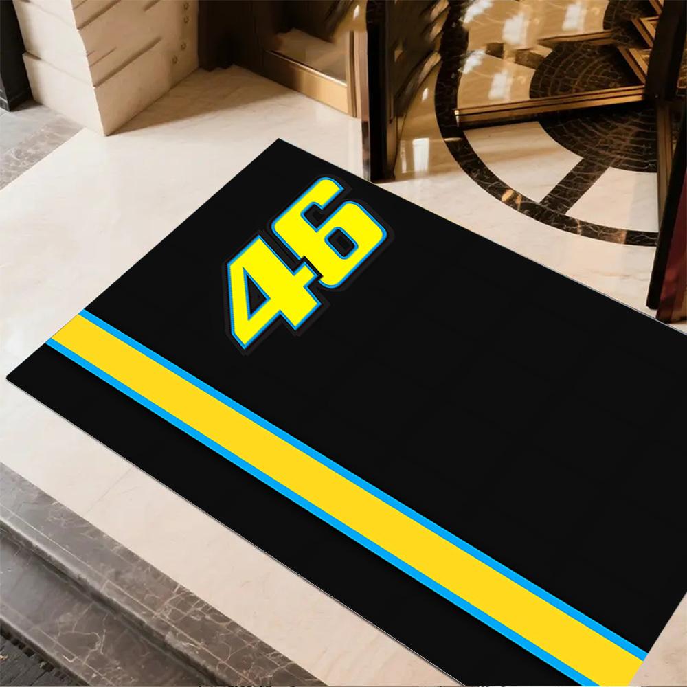 Colorful Wheel Design Floor Mat Design for Game Room Kitchen Dormitory Entryway Antislip Carpet Decorate Offices
