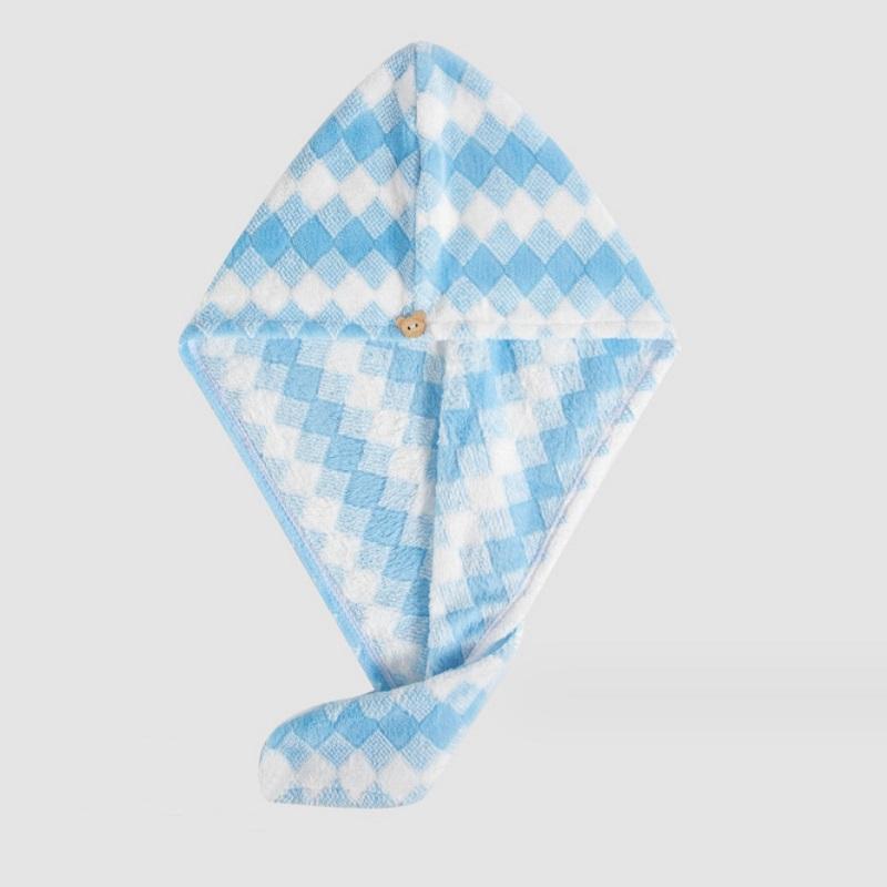 

1 шт. Женское полотенце для душа из кораллового флиса, обертывание для волос, тюрбан для сушки волос, с принтом, для ванной комнаты, быстросохнущее, мягкое, впитывающее, тюрбан, шапочка для головы