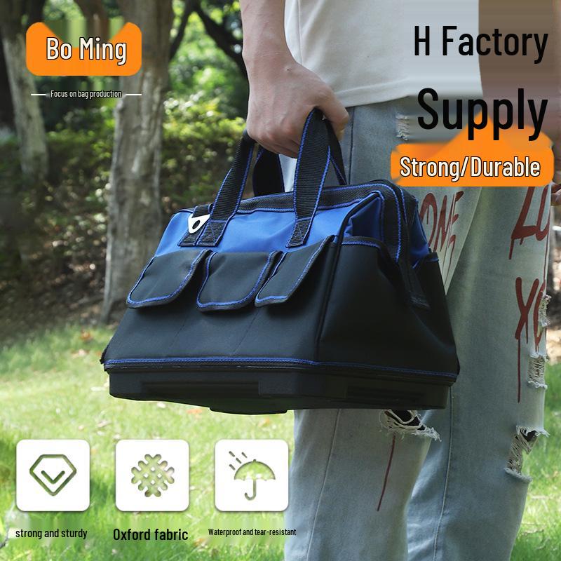 Waterproof 14-16 Inch Handheld Electrician Tool Bag for Repair & Installation 14 inch Yellow