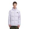 Skechers Letter Print Stand Collar Short Sleeve Puffer Jacket Unisex Jacket Stone-Purple L423U101-00FW