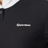 TaylorMade Slit Collar S/S Mock Black L Women's 25SS UN686