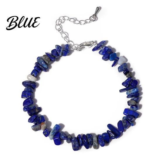 Durable Bracelet Women Irregular Beads Decor Adjustable Length Non-fading Wrist