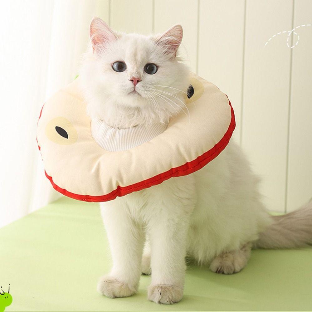 Soft Pet Protective Cone Adjustable Dog Neck Recover Collar Pet Elizabeth Collar  Wound Recovery