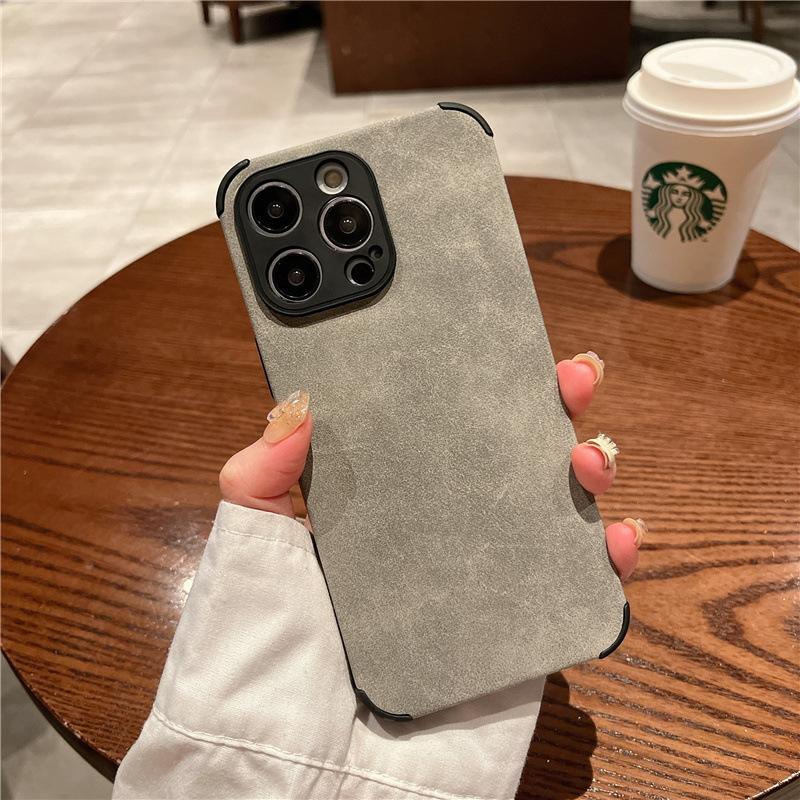 

Подходит для Apple 15 Роскошный чехол для мобильного телефона iPhone 13 Бархатная кожа 12 Однотонный защитный чехол Мягкий Apple 13ProMax