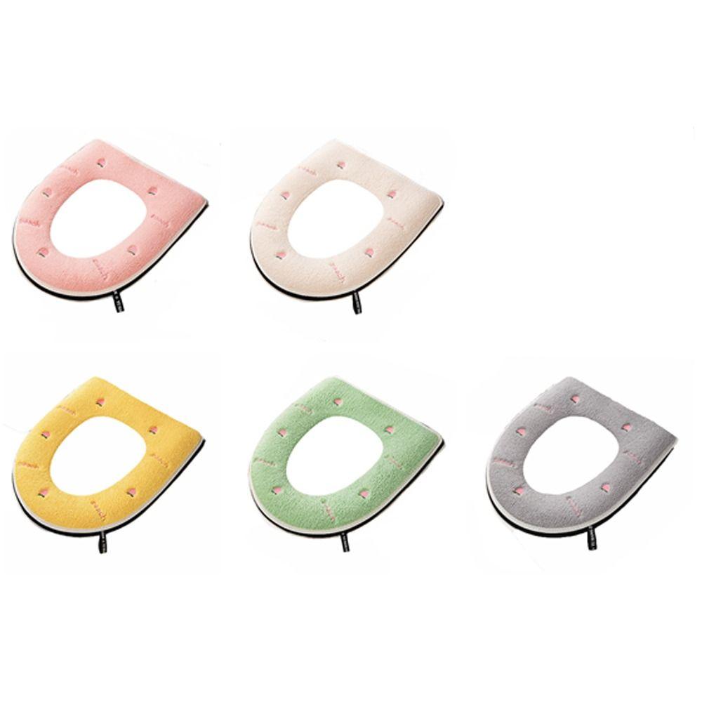 Handle Toilet Seat Cushion With Zipper Closestool Mat Reusable Toilet Pad Bathroom