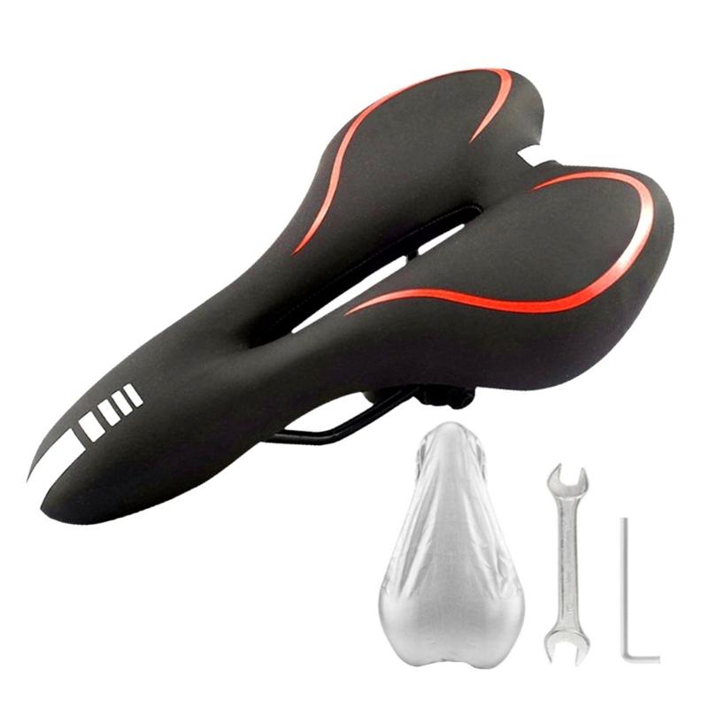 Silicone Bicycles Saddles Cycling Cushions Road Bike Saddles Pad Nonslip Bike Cushions Shock Absorption Seats Pad Enduring