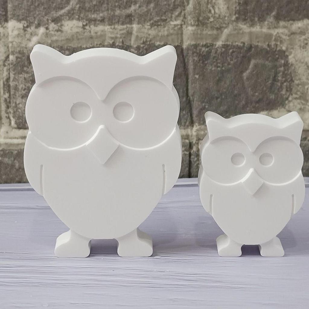 Resin Molds Silicone Owl Design Resin Molds For Figurines Candle Making Tool Art Project For Home Decoration Halloween Crafts