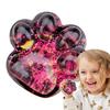 Squeeze Toy for Children, Cat Paw Squishy Cat Paws Squeeze Toy, Sensory Cat Paw Squeeze Toy, Cute Squishy Cat Paws Toy for Children Adults Pink