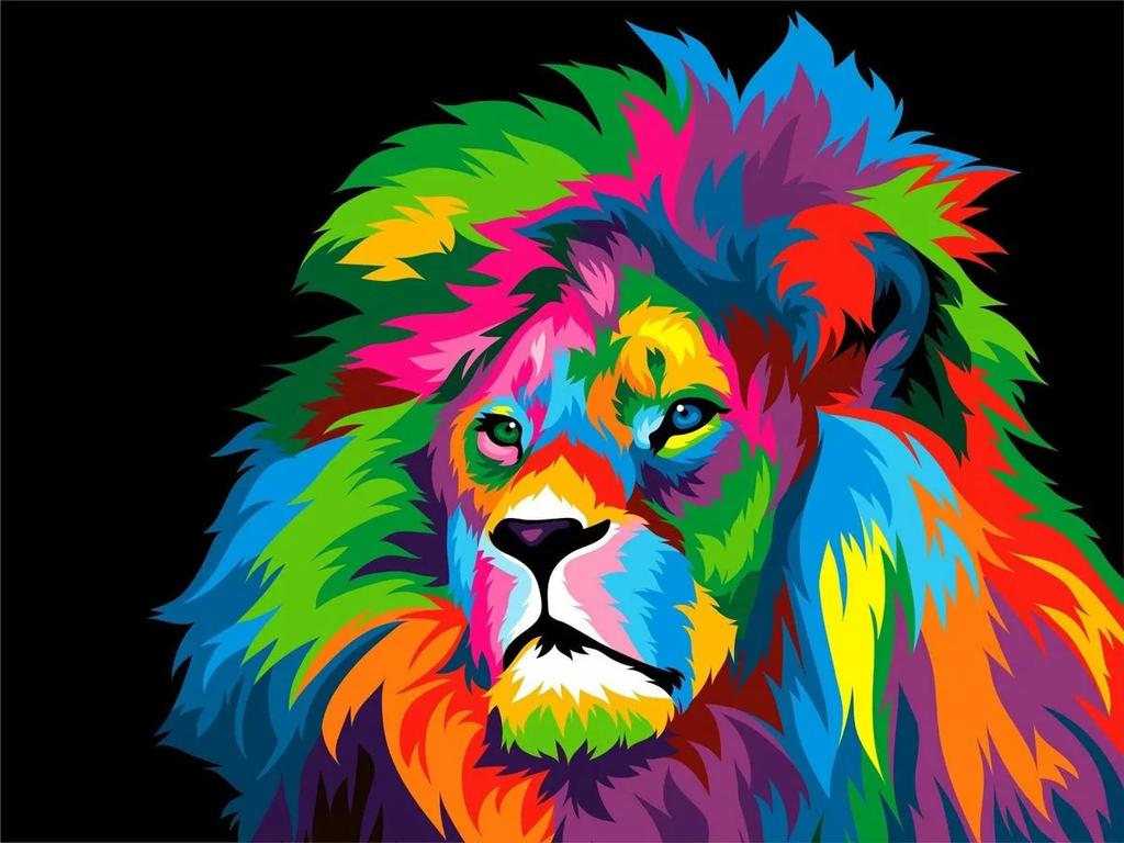 Full Square Diamond Embroidery Cat Dog Animal Wolf Diamond Mosaic Lion Needlework Painting Kits DIY Handmade Hobby