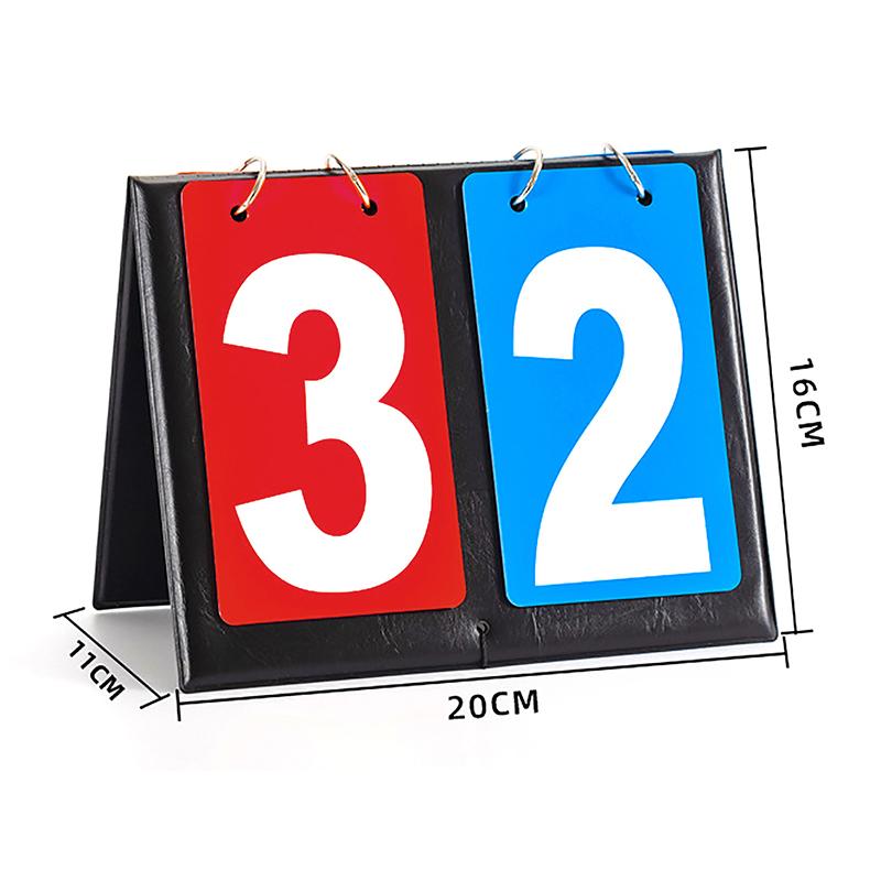 1Pc Scoreboard Tabletop Scoreboard Score Keeper Portable Basketball Score Counter For Basketball Badminton Volleyball