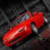 Simulation MX-5 Alloy Sports Car Model Ornaments Acousto-optic Pullback Metal Toy Car Children