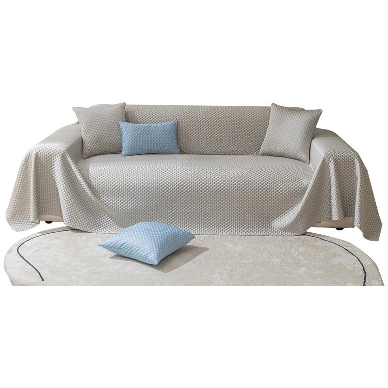 Cool Sofa Cover Cloth Full Cover All-Inclusive Summer Ice Silk Summer Mat Sofa Cover Towel Blanket