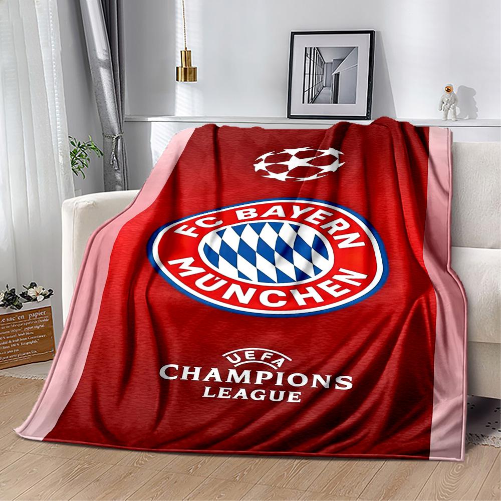 Bayern Munich Blanket Soft Warm Cozy Perfect for Chair Picnics Couch Four Seasons Multipurpose Stylish Decor Birthday Christmas Gift Blanket
