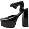 Sexy Platform Sandals Women Summer Shoes 2024 High Heels Fashion Black White Party Dance Stripper Shoes Women's Flip Flops