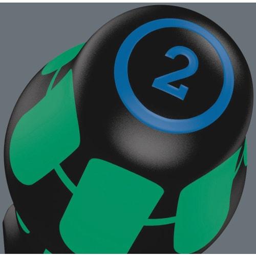 WERA Hex Phillips Screwdriver, 2.0mm Diameter, 75mm Shaft Length, 023105