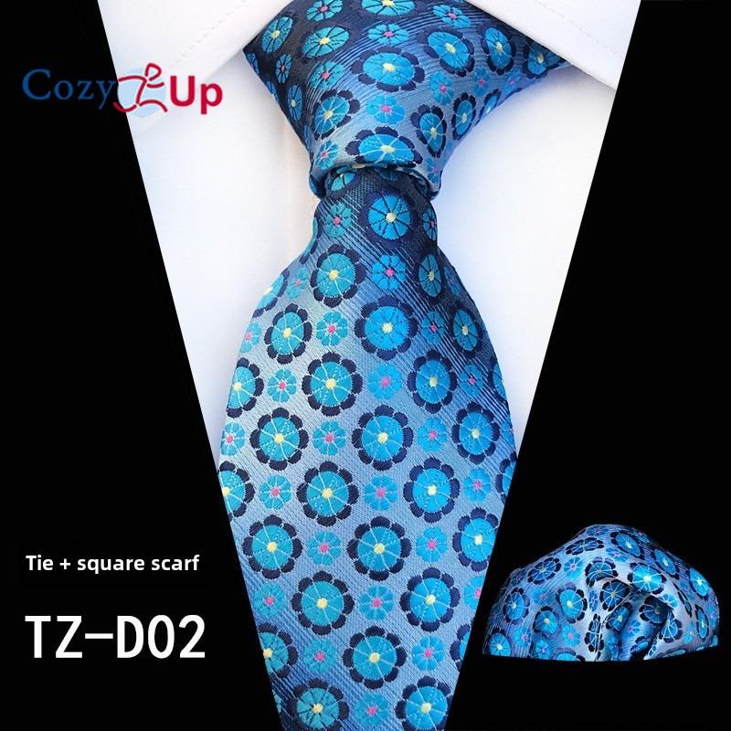 Cozy Up Fashion Paisley Multi-Colour Men's Tie Square Towel Set