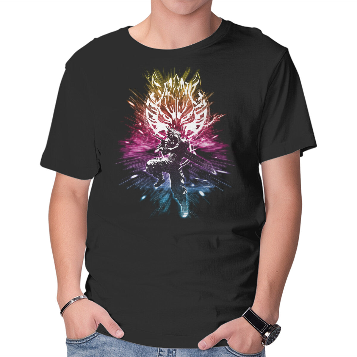 Unisex Crew Neck T-Shirt Cloud Strikes Graphic Short Sleeve Casual Tee XL