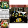 The Simpsons Cartoon Bedding Set With Reactive Dye Printing For Modern Home Decor
