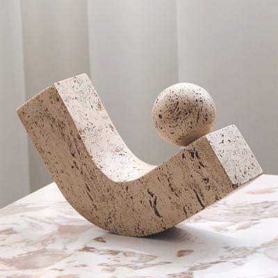 Arc Natural Stone Ornaments Modern Crafts Desk Decoration Creative  Artwork Statue Room Aesthetics Decor