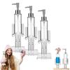 Transparent Nutcracker Soap Dispenser Refillable Home Kitchen Accessories Decor Christmas Hand Soap Bottle Acrylic