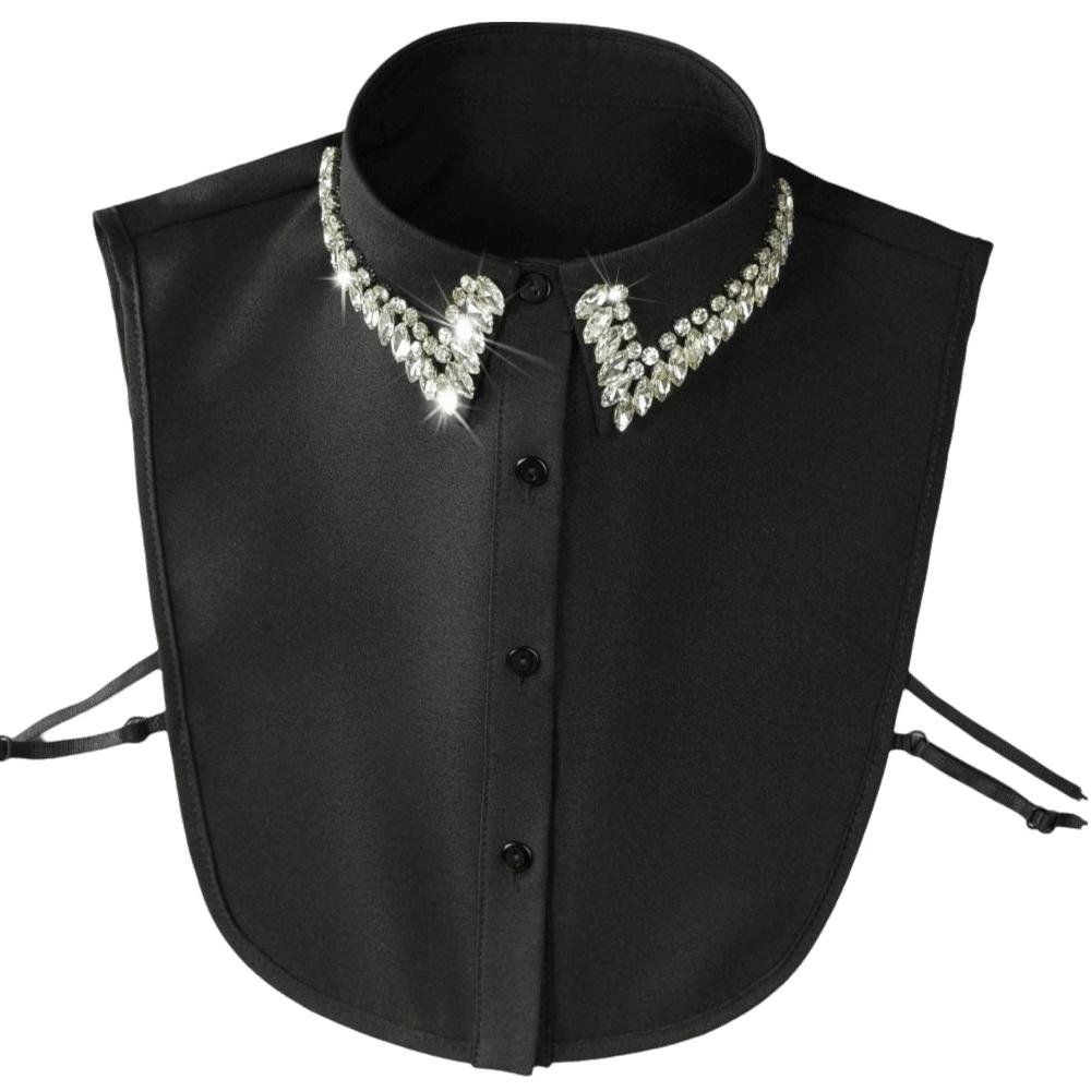 Handmade Beaded Decoration Fake Collar Rhinestone Decoration False Collar  Women Fashion