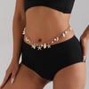 Bohemian Ethnic Style Starfish Conch Pearl Adjustable Chain Belt  Beach Holiday Gift Accessories