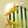 3D Banana Sword Anxiety Reduce Toy for Children Funny Retractable Sword Toy Office Adult Stress Relief Role Play Props