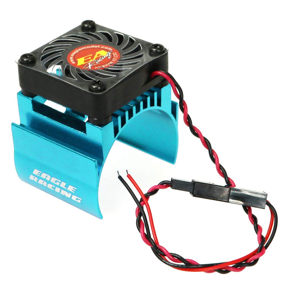 Eagle Model SP Motor Radiator 7.2V with Cooling Fan, Light Blue, 2479-LBL