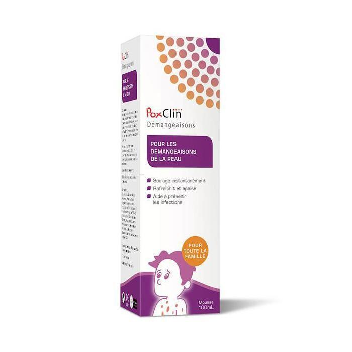Poxclin Mousse Rafraîchissante Démangeaisons 100ml