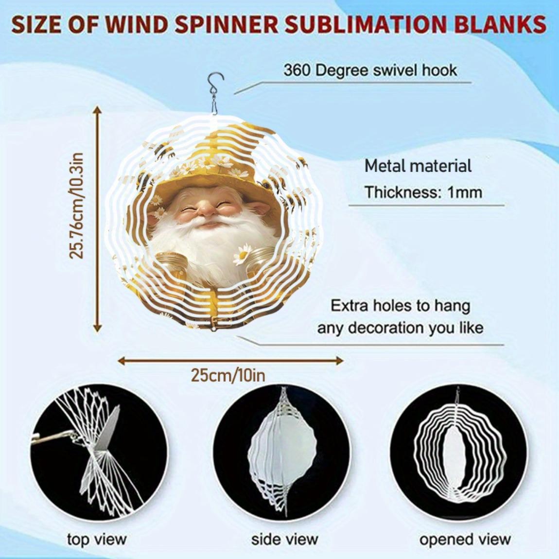 

Медовый гном и маленькая пчелка 3D мандала колокольчик ветра вращающийся художественный декор для сада двора дома открытых пространств спокойная атмосфера