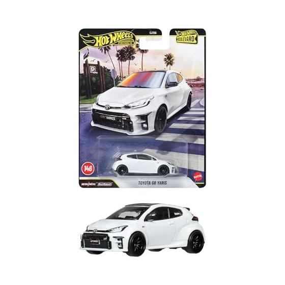 Hot Wheels Boulevard Toyota GR Yaris Игрушечный автомобиль Мини-машинка для детей от 3 лет Белый JHW19