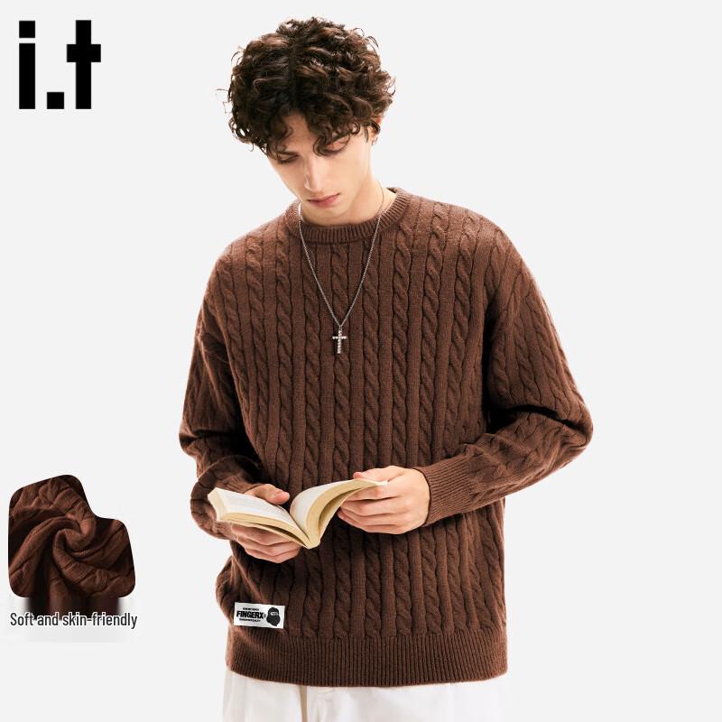 Fingercroxxit Unisex Cable Knit Sweater