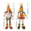 Thanksgiving Decorations Maple Leaf Hanging Boys And Girls Hanging Straw Scarecrow Toys Scarecrow Decorative Gnome Plush Toys