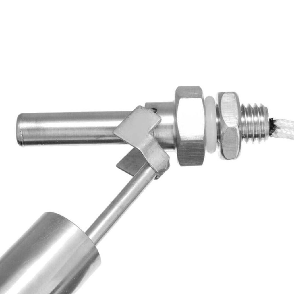 Liquid Water Switch Level Sensor Stainless Steel Float Switch M10x1.5 Thread 0-220V
